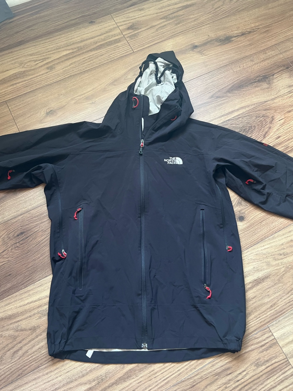 The North Face Summit Series Waterproof Shell Jacket Black Mens Medium